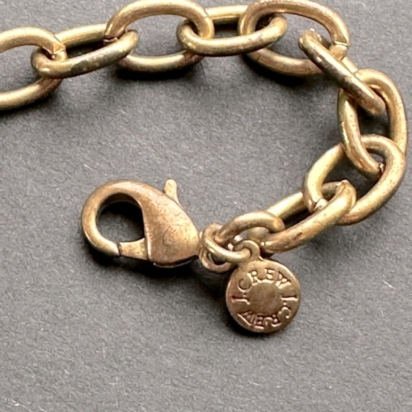 J.Crew Statement Necklace Topaz Violet Copper Cream Faceted Glass Fall Neutrals - Picture 5 of 8